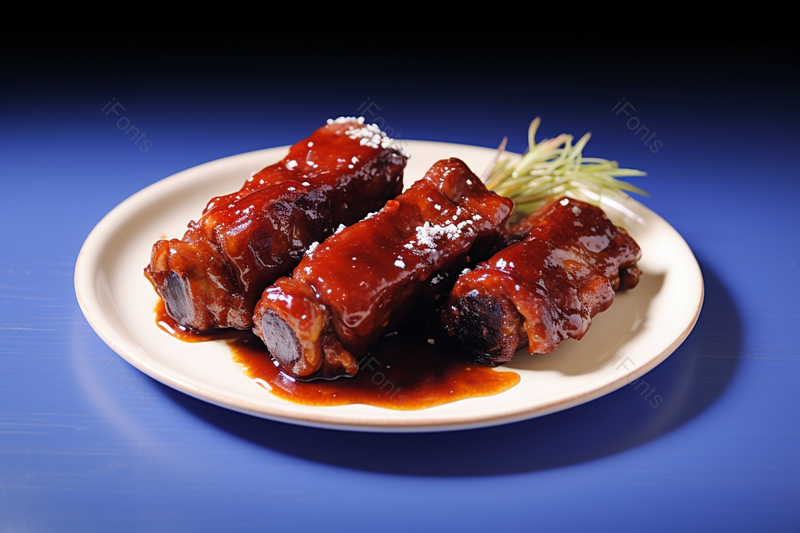 美味烧汁排骨美食摄影,高清,摄影图,摄影图片,图片大全,摄影图免费下载